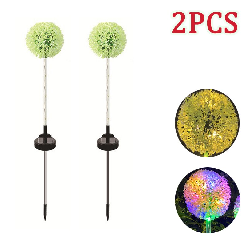 Trädgårdslampa med solenergi – Dandelion ljus