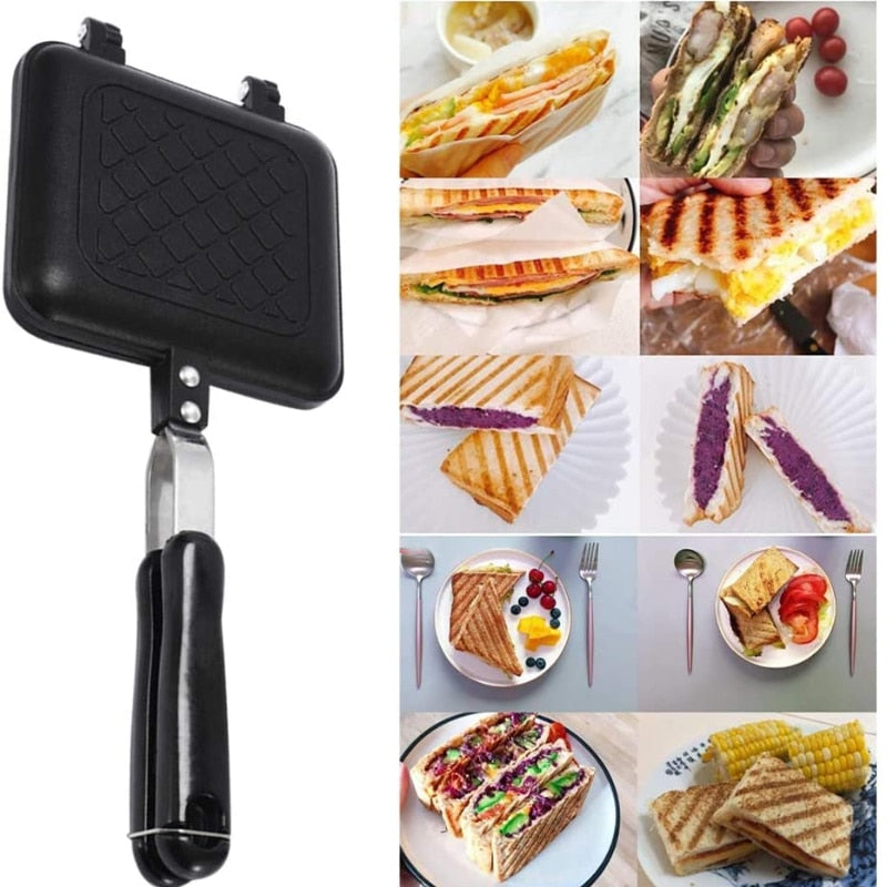 Dubbelsidig Non-Stick Smörgåsjärn