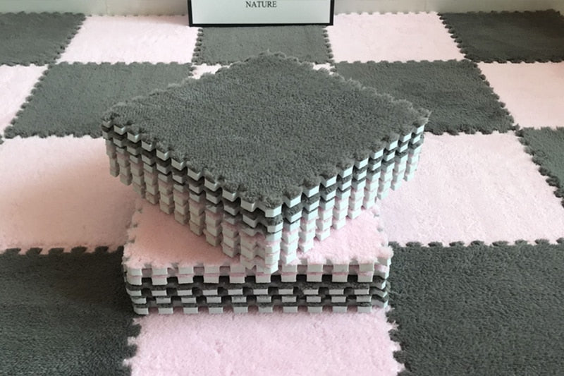 DIY Vinter Plush Puzzle Mat