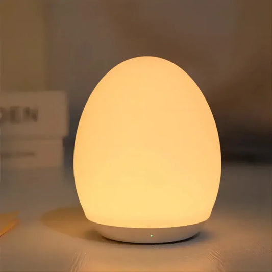 Luminescerende Nattelys med RGB og Varm Hvid – Berøringskontrol – 100 timers batteri – 12 × 10 cm – Børneværelse