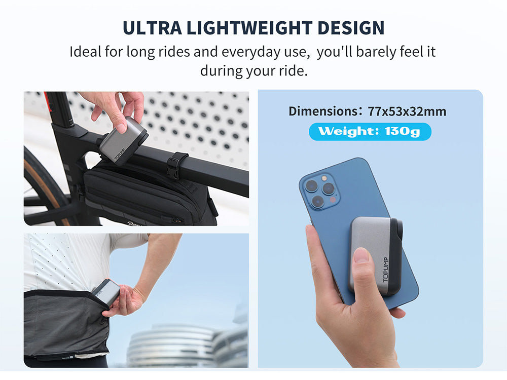 Effektiv Mini Cykelpumpe med Hurtigopladning og Auto-Stop
