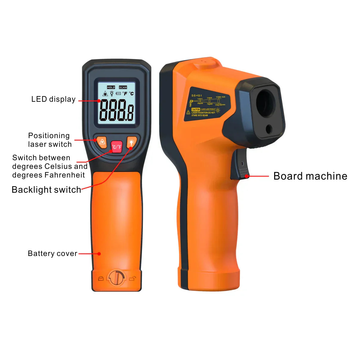 Infraröd lasertermometer