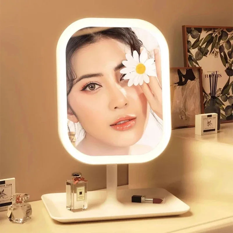 LED Sminkspegel med Touchkontroll | 3 Ljusinställningar | Elegant Design