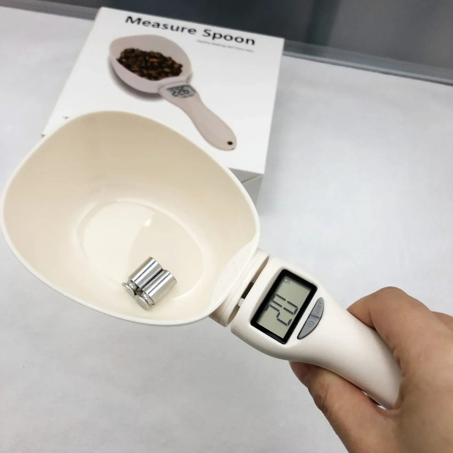 Digital foder våg med display