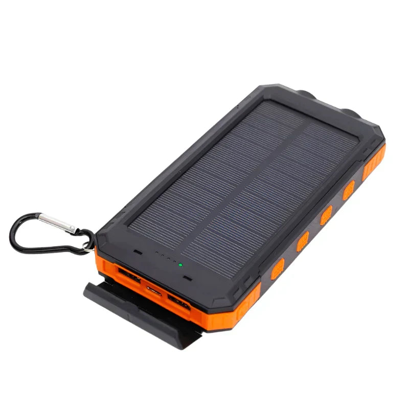 Solenergi Powerbank med Indbygget Lommelygte – EcoPower Lite