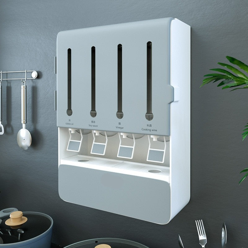 Multifunktionel Kryddersmøringsolie Dispenser Box