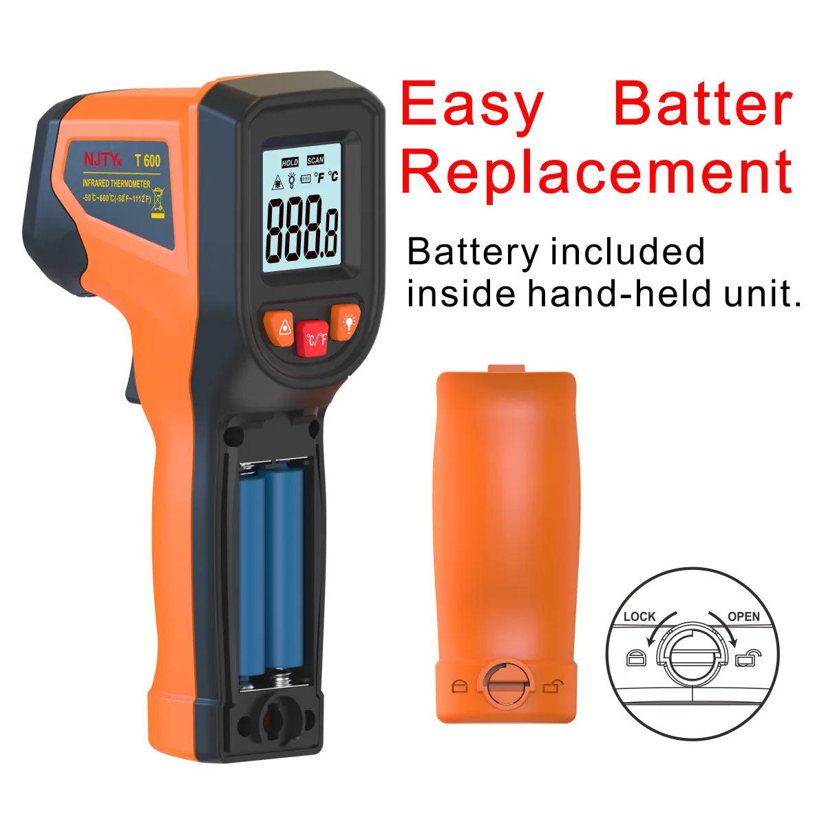 Infraröd lasertermometer