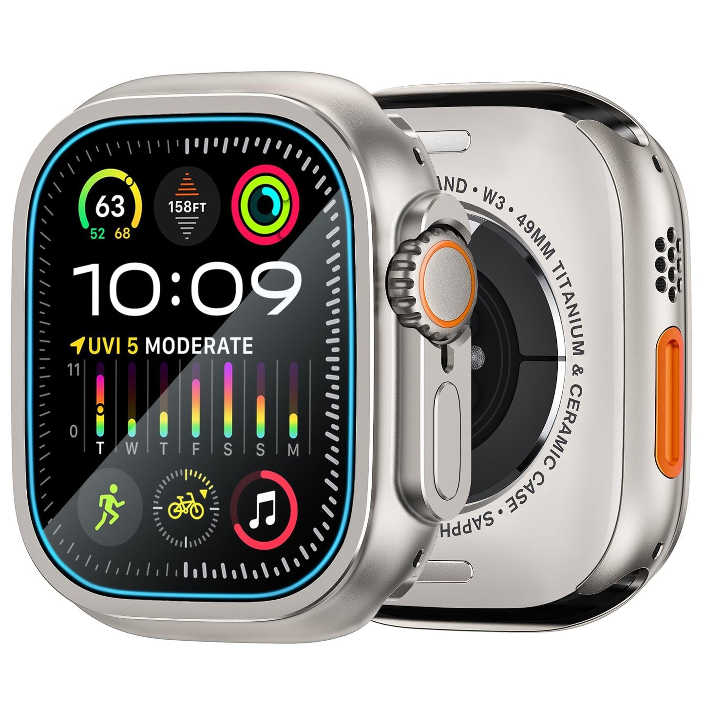 Metalletui til Apple Watch Ultra | Elegant beskyttelsescover