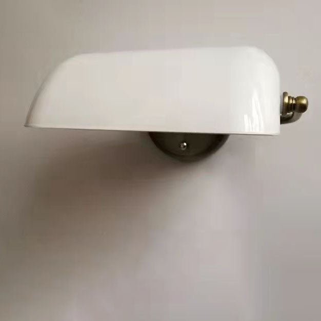Vintage Væglampe i Glas og Jern for Tidløs Stil
