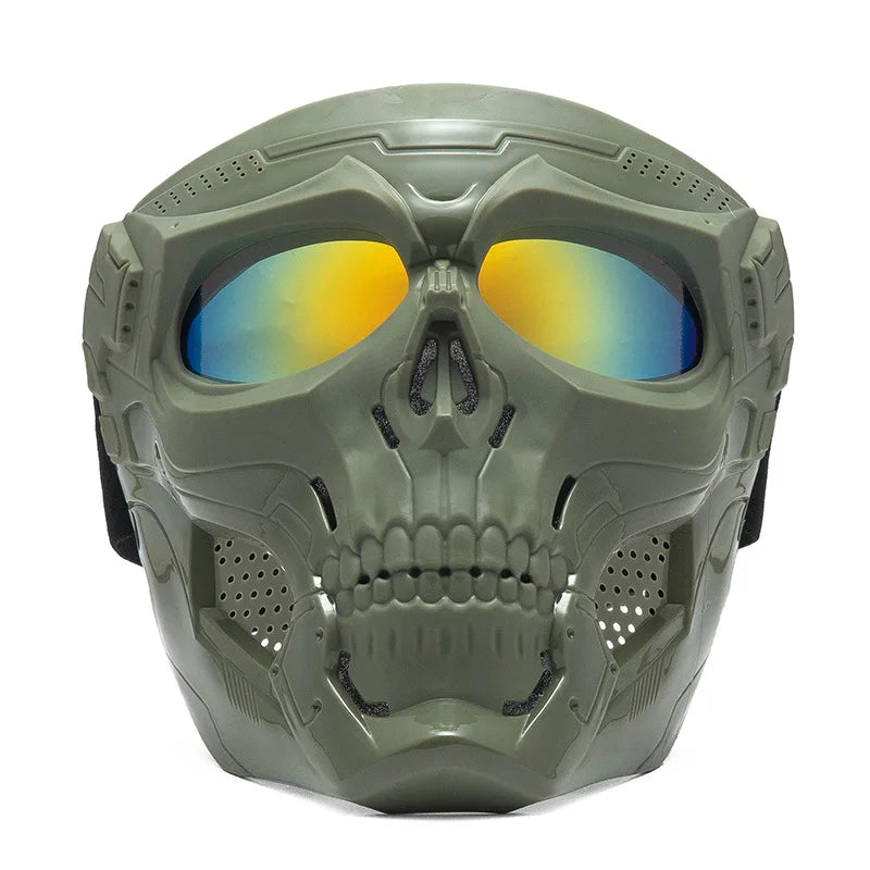 Skull Horror Off-Road Motorcykelmask