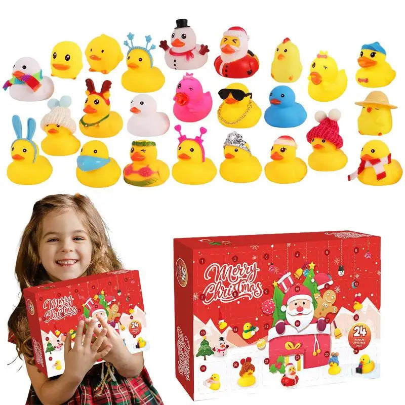 Gummiankejulkalender med 24 designer – julen 2025