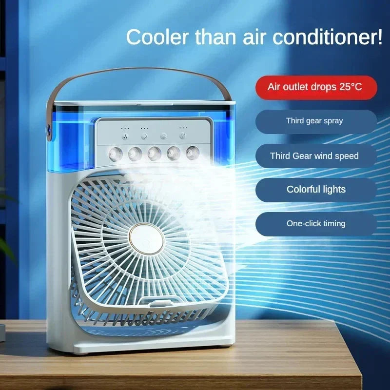 Luftbefeugter Ventilator til Desktop med AirMist Pro Funktion