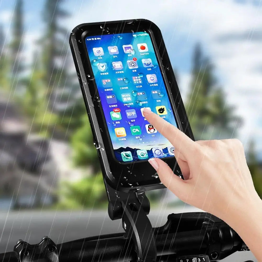Vandtæt mobilholder til cykel