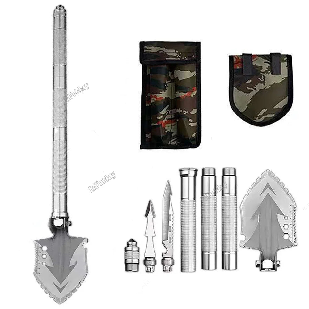 Multifunktionell utomhus camping spade