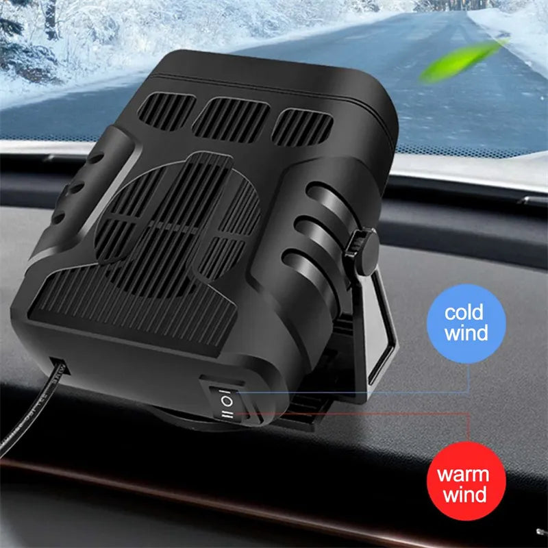 Mobil Bilvarmer 12-24V - Hurtig Opvarmning & Køling