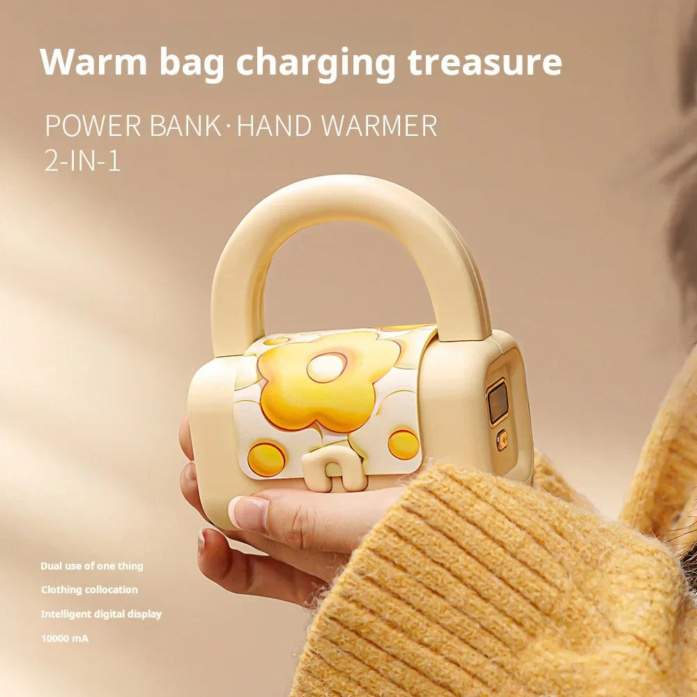Väska Digital Display Handvärmare Powerbank