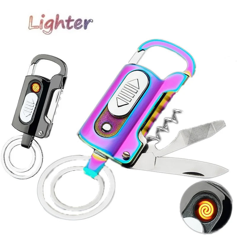 Multifunktionelt Nøglering Lighter