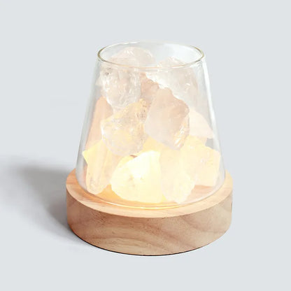 Himalaya saltlampa med aromadiffuser – Skapa lugn och välbefinnande