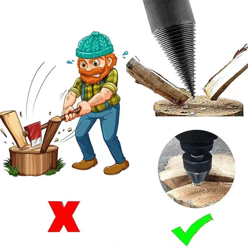 Vedborr för vedklyv