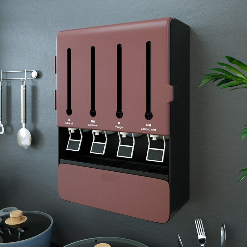 Multifunktionel Kryddersmøringsolie Dispenser Box