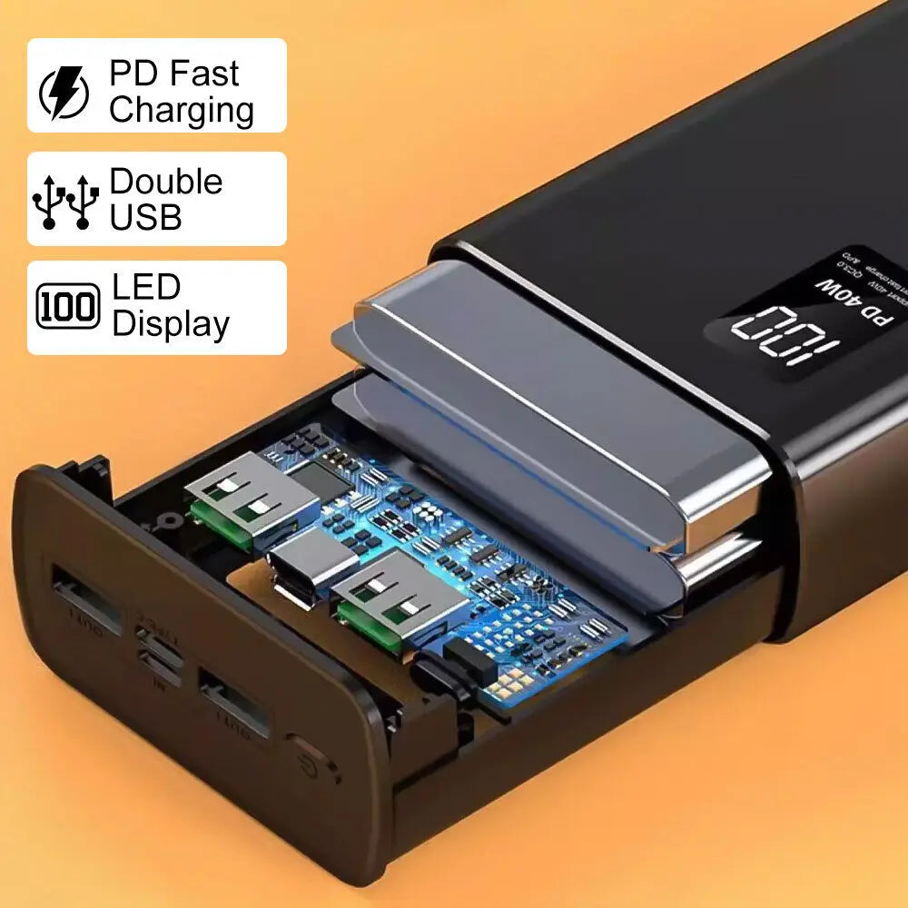 66W Super Hurtig Opladning Power Bank 20000mAh med PD 20W To-Vejs Opladning