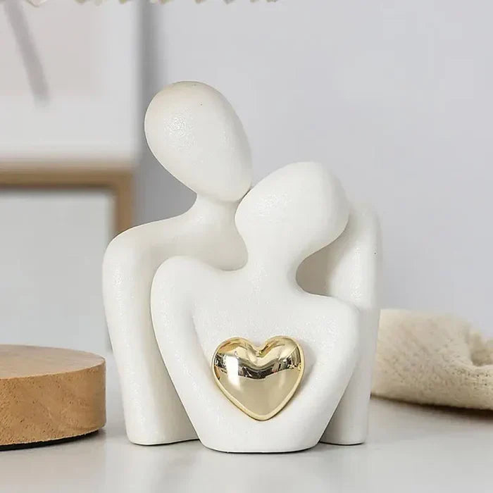 Figur som representerar kärlek och enhet