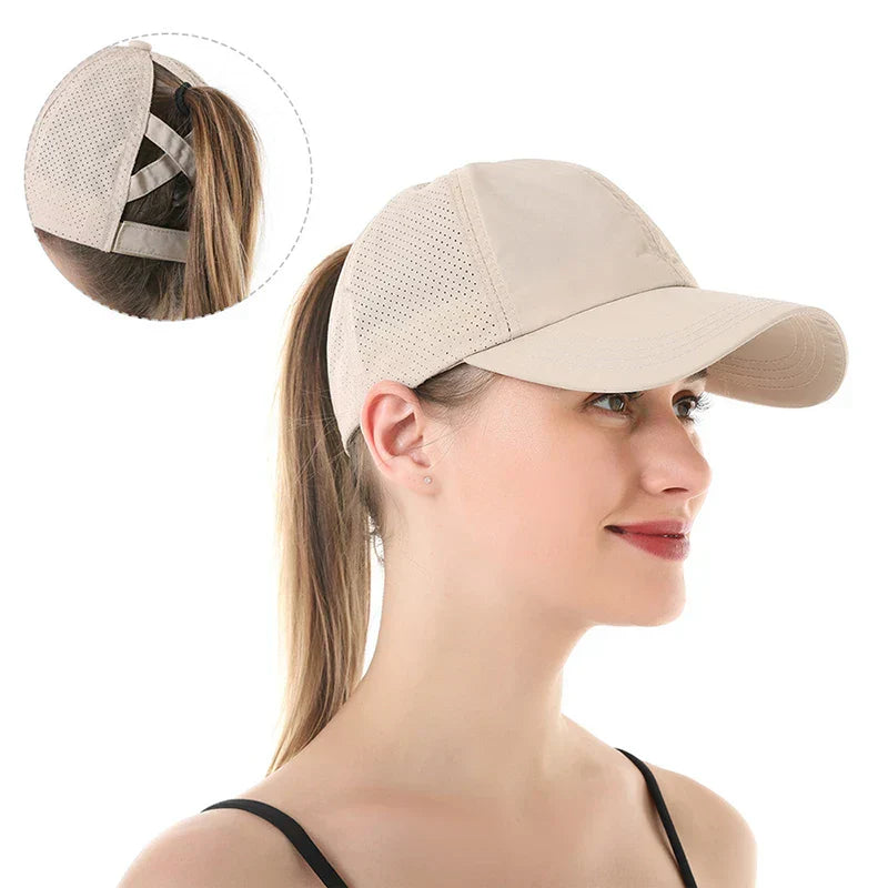 Flexibel och ventilerande sporthatt med justerbar passform – VentCap