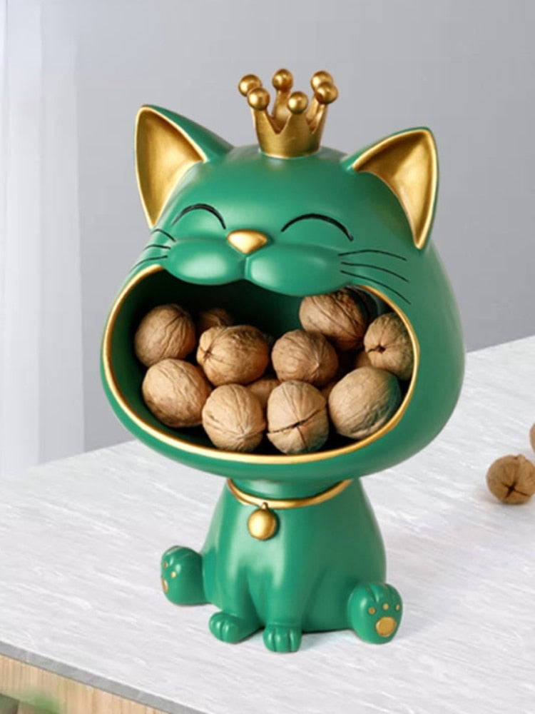 Förvaringslåda med Fortune Kitty-staty för hemmet