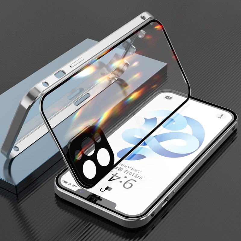 Robust iPhonefodral med 360° skydd och linsskydd