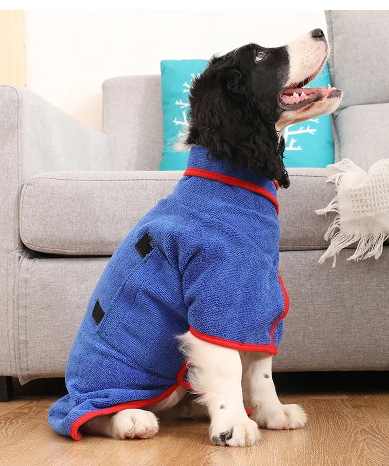 Praktisk hundebademantel - Finn
