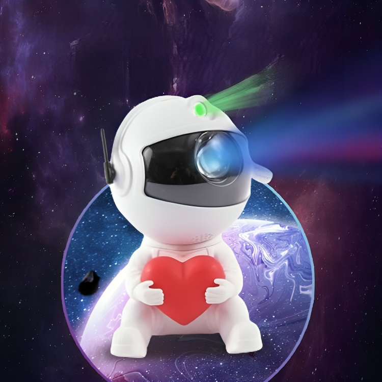 Love Astronaut Galaxy Nattelys Projektor