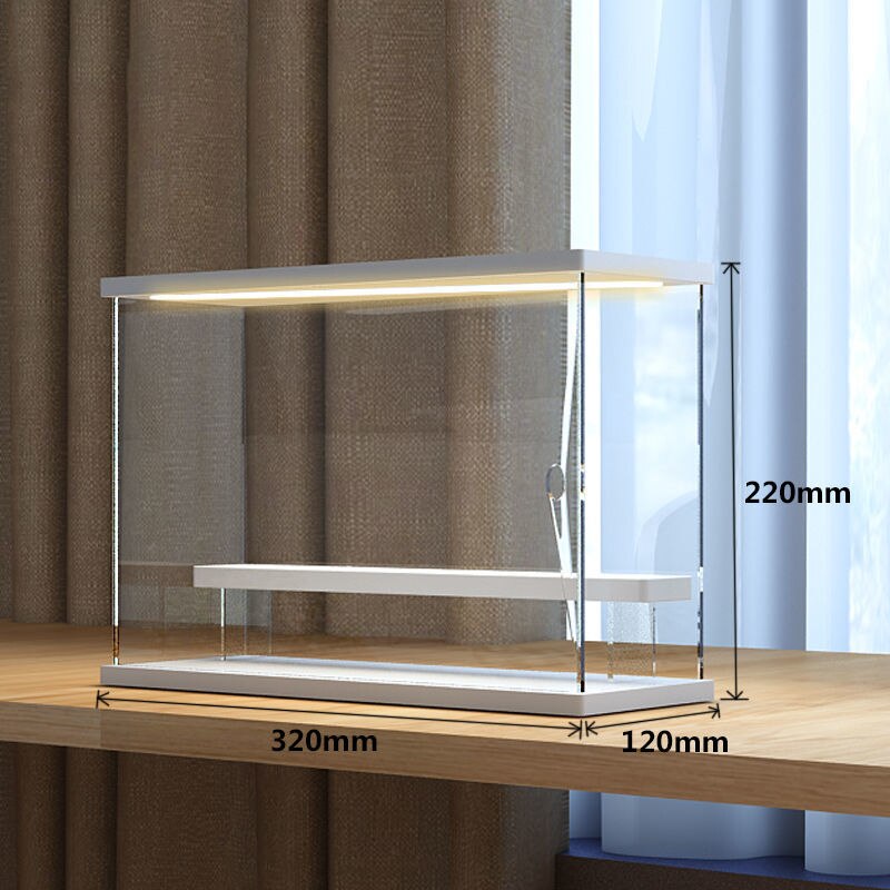 Akryl displaybox med belysning – Enkel design