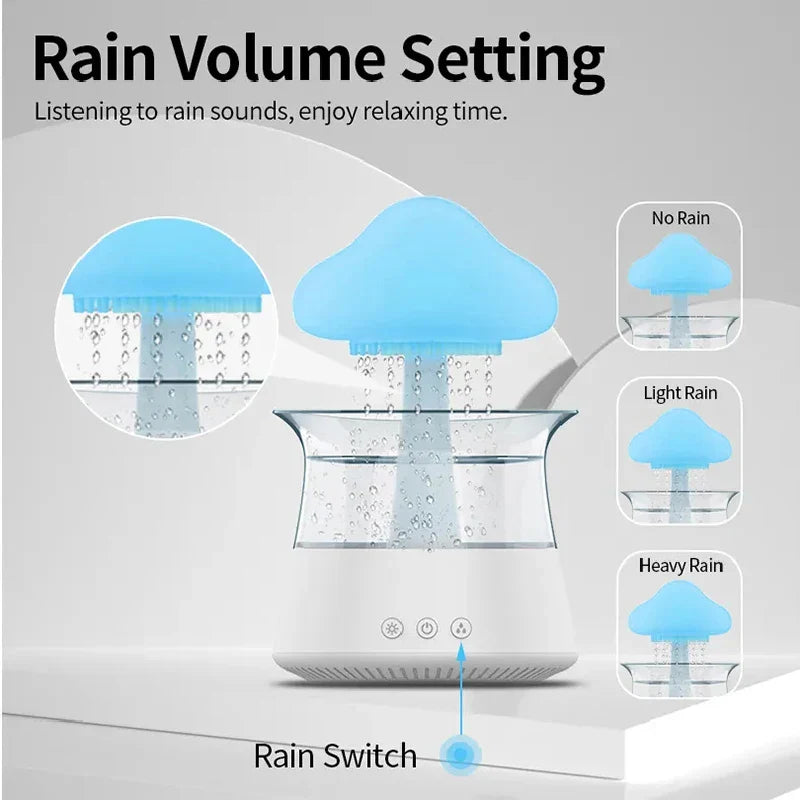 Cloud Rain Forest Aromaterapi Luftfugter Lampe