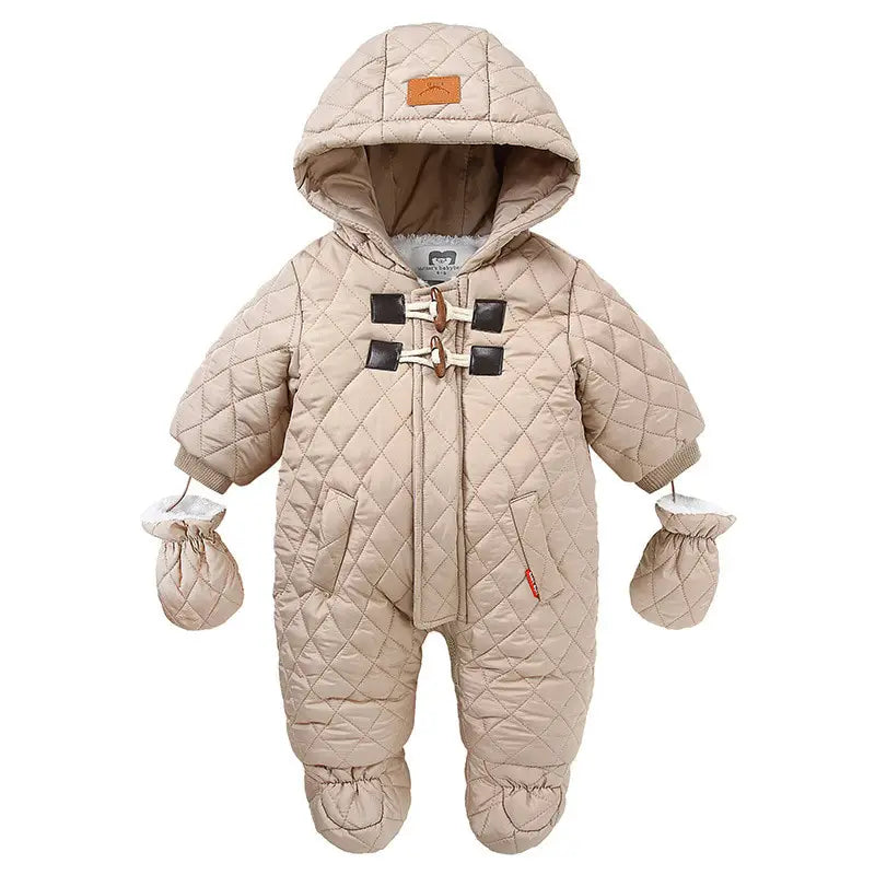 Varm og Komfortabel Babyflyverdragt i Velour