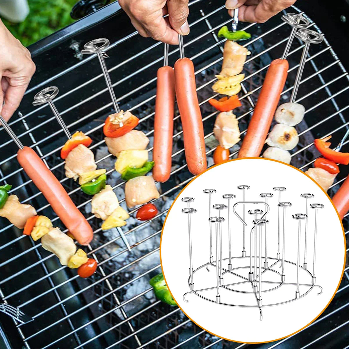 Air Fryer Vertikal Kebab Maker Stativ