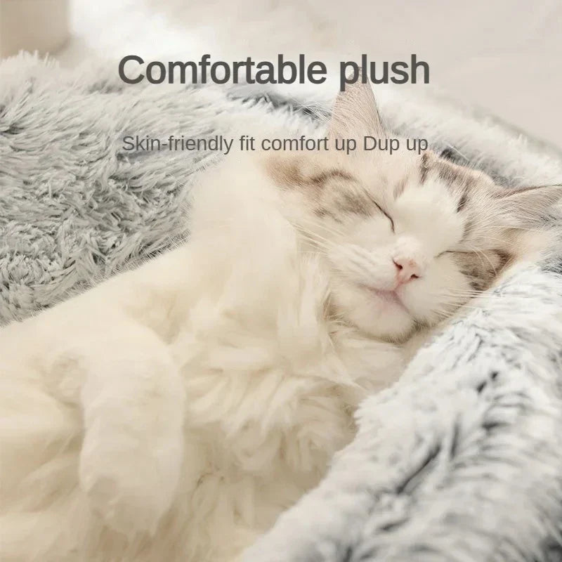 Snuggle Nest Plush Dækket Kæledyr Seng