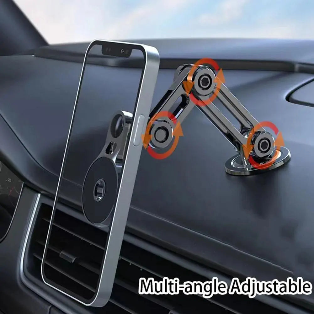 Rotérbar Magnetisk Sugekop Mekanisk Arm Bil Telefon Holder