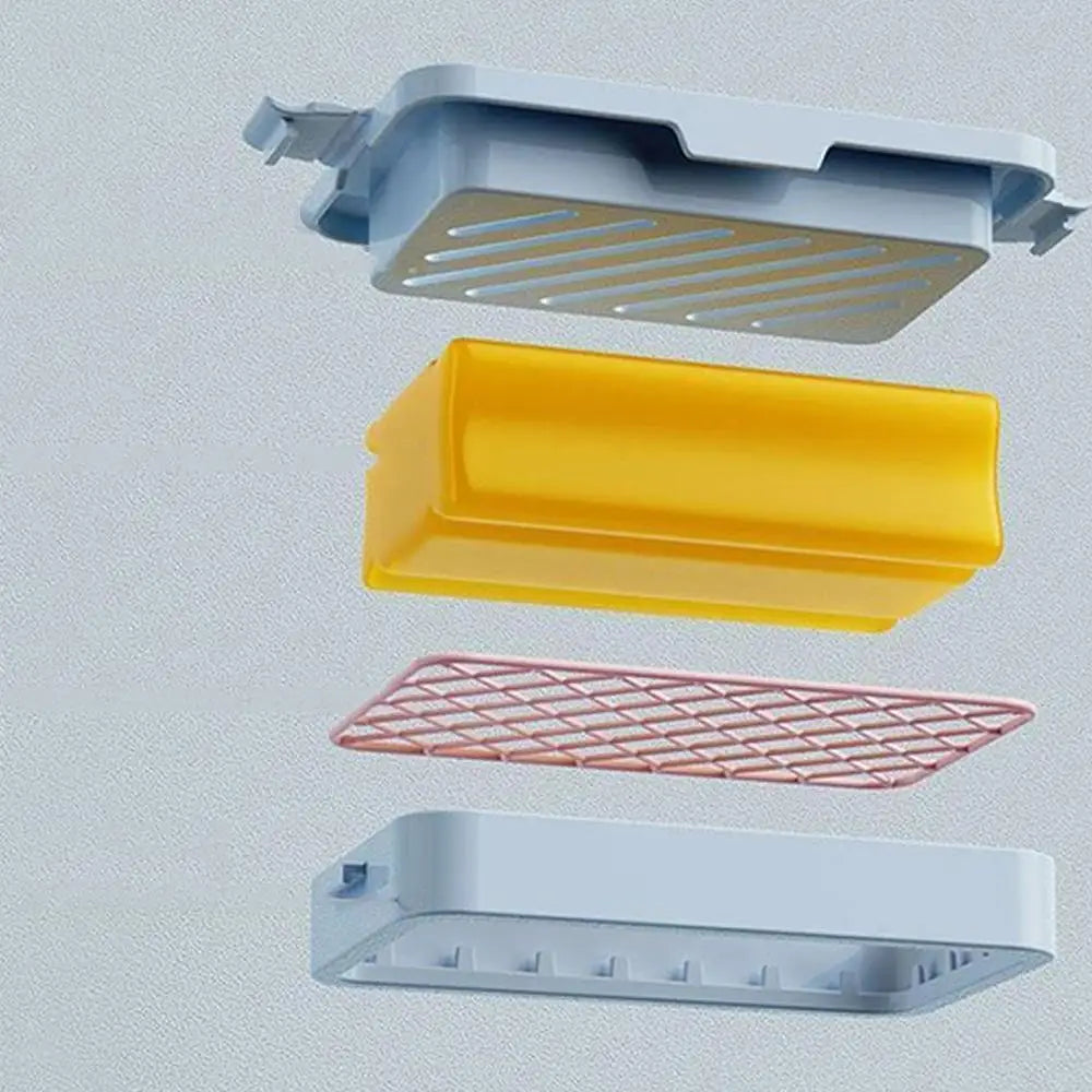 Elastisk Mesh Sæbeholder med Skridsikker Bund