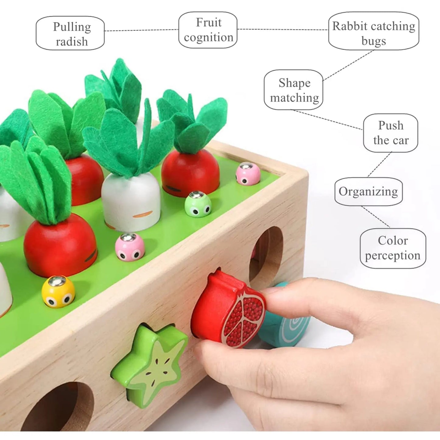 Trælegetøj til Børn 1-3 år | Udvikling af Motoriske Færdigheder