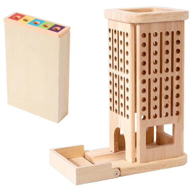 Montessori Trætårn med Læring og Sjov for Børn