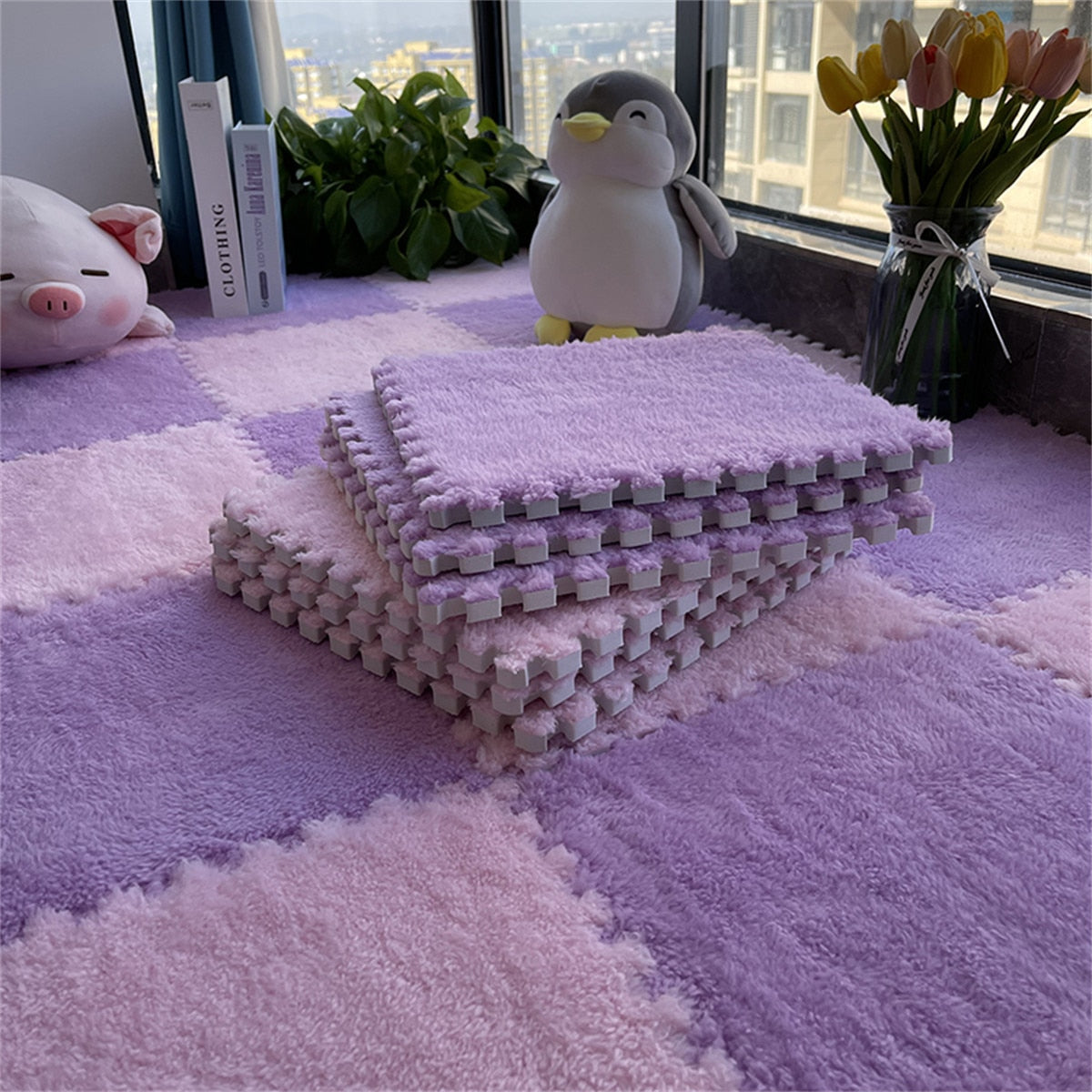 DIY Vinter Plush Puzzle Mat