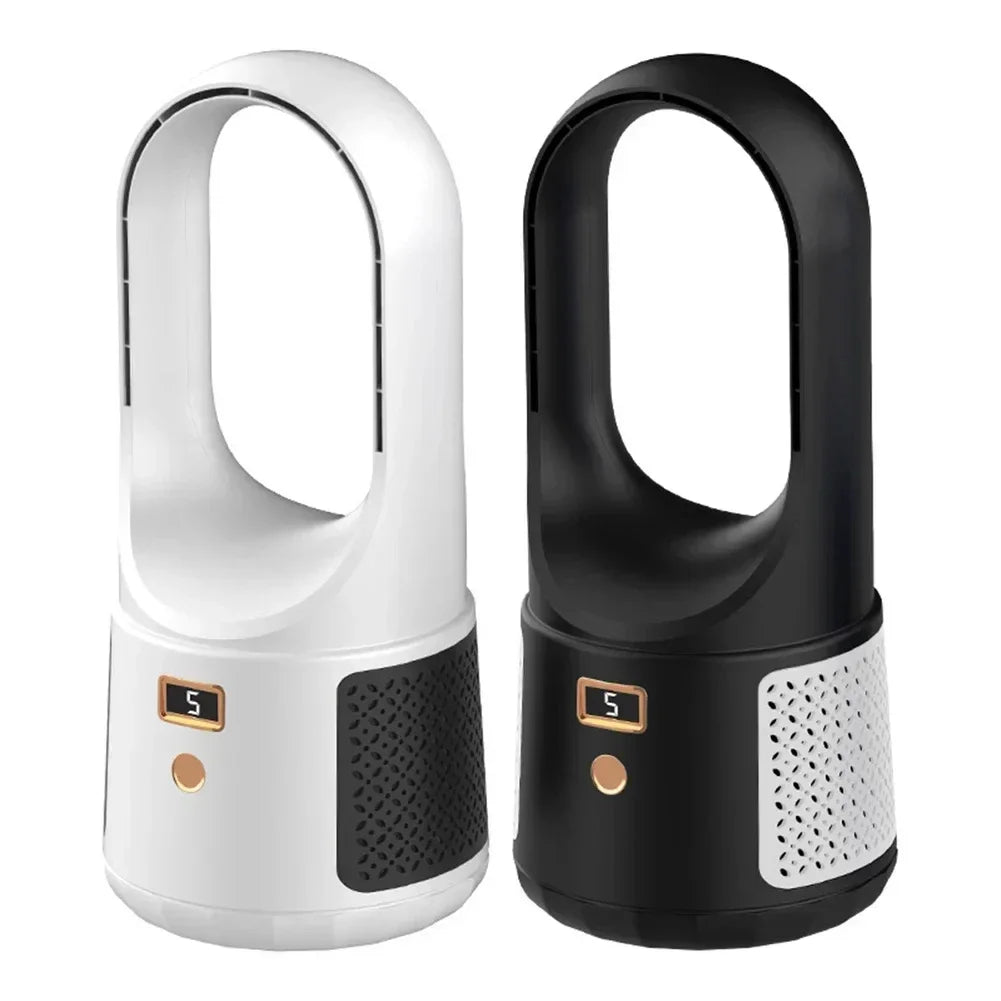 Kompakt USB Bladeless Ventilator – Rotorfri Bordventilator til Søvn og Kontor