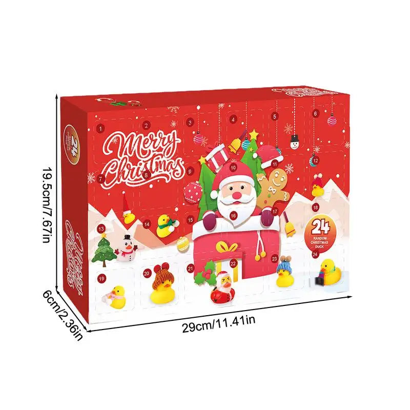 Gummiankejulkalender med 24 designer – julen 2025
