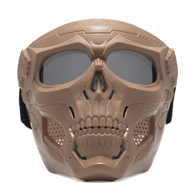 Skull Horror Off-Road Motorcykelmask