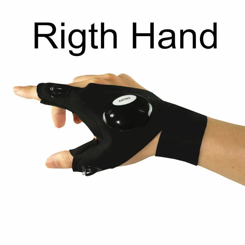 LED Ficklampor med Handskar