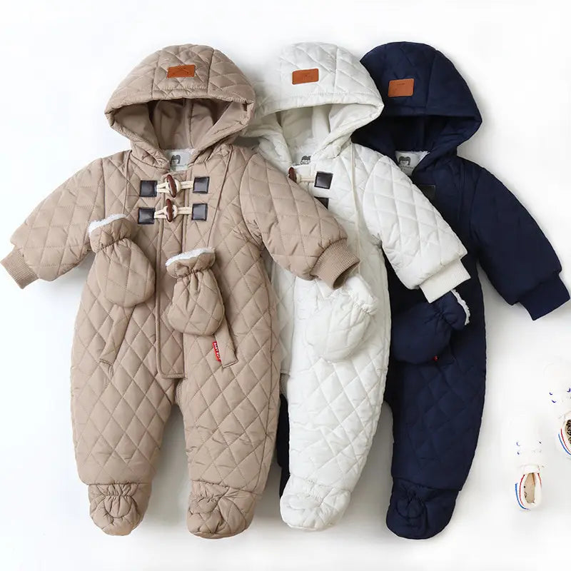 Varm og Komfortabel Babyflyverdragt i Velour