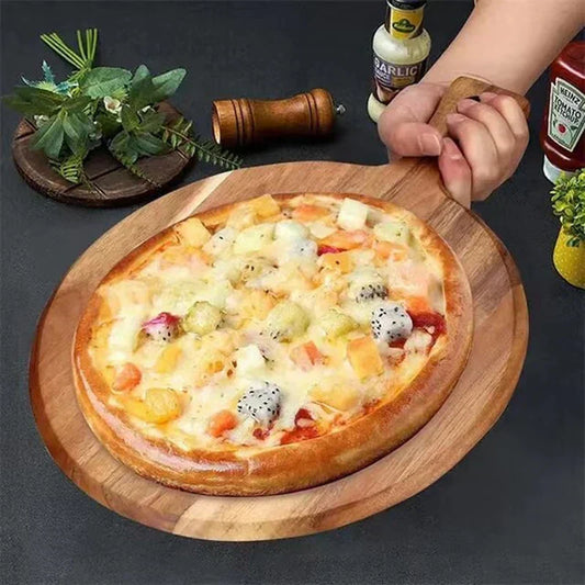 Pizza Spade og Akacietræ Skærebræt