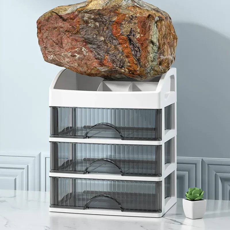 Gennemsigtig Makeup Organizer i Akryl - Klar Design