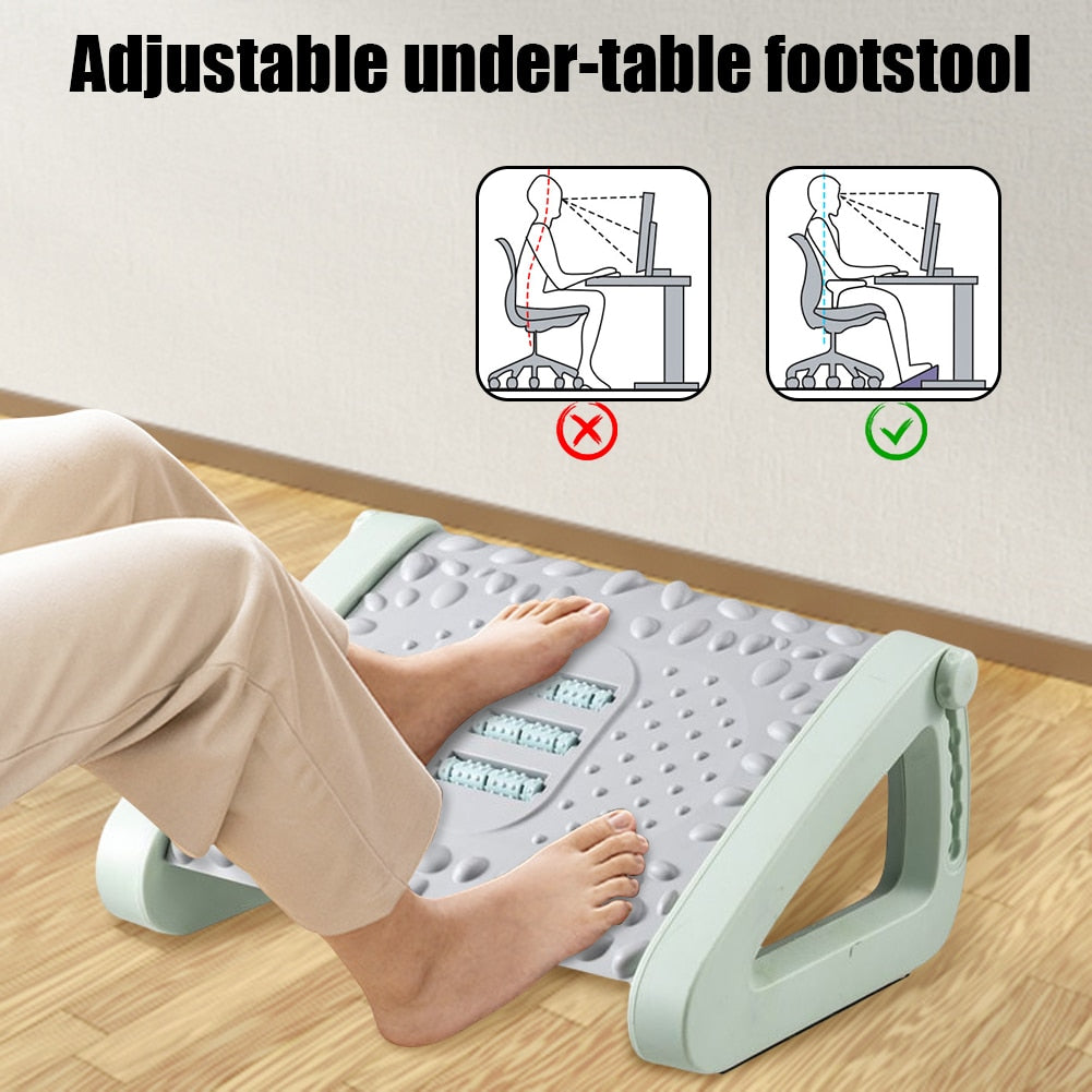 Ergonomisk Hjemmekontor Fodstøtte Massager