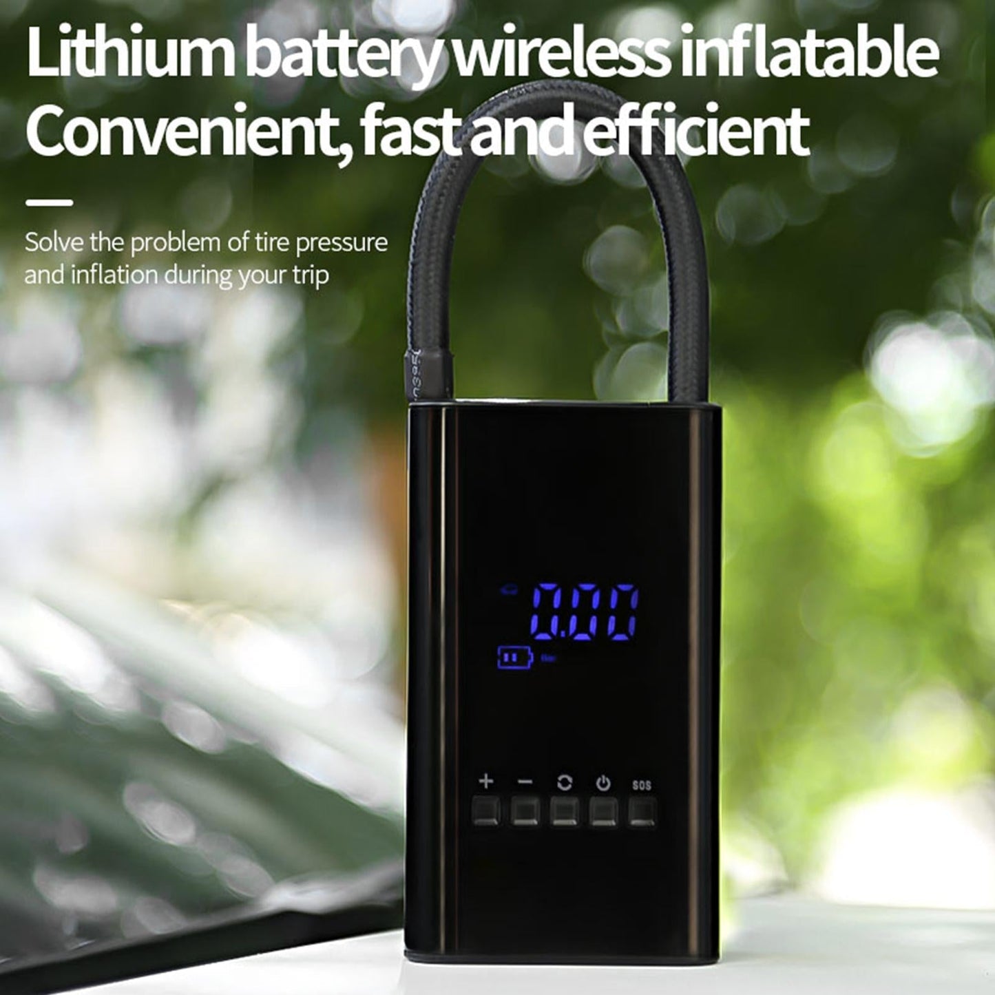 Mini LED Display Vej Buddy Luftkompressor
